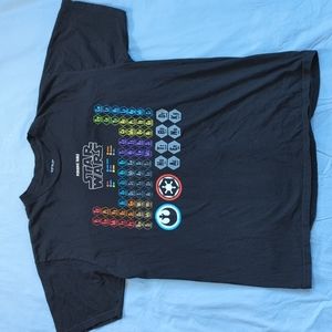 STAR WARS Periodic Table Tee Shirt Tshirt LARGE